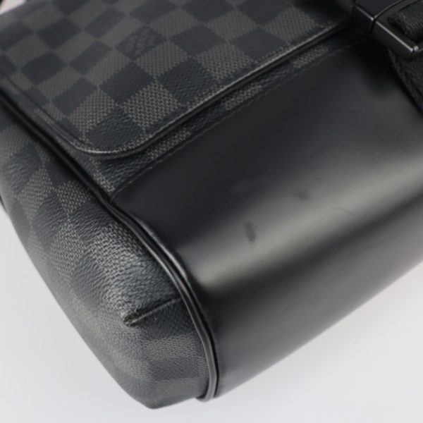 2322023010158 5 Louis Vuitton Messenger PM Shoulder Bag Black Gray