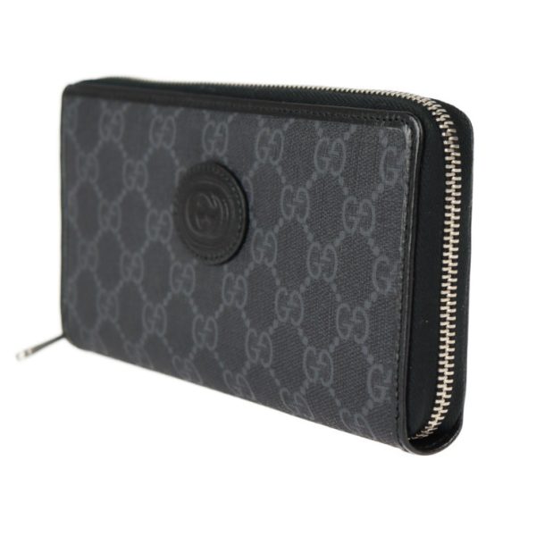 2322053008169 2 Gucci Zip Around Wallet Interlocking G Black