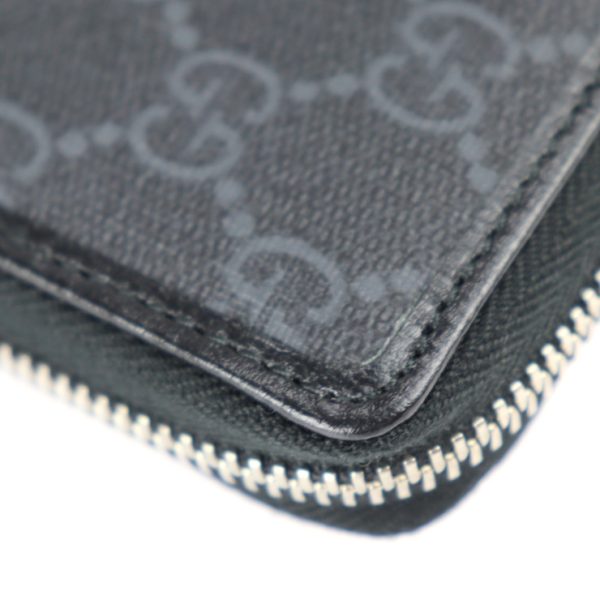 2322053008169 6 Gucci Zip Around Wallet Interlocking G Black