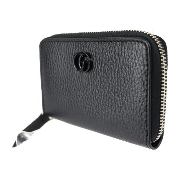 2322103008150 2 Gucci Coin Case Leather Black Card Holder