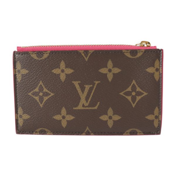 2323013007089 3 Louis Vuitton Porto Carte Zip Coin Case Brown Pink