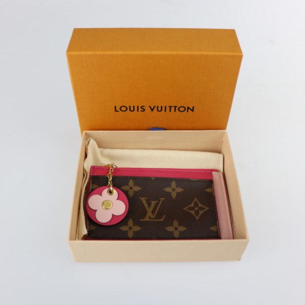 2323013007089 8 Louis Vuitton Porto Carte Zip Coin Case Brown Pink