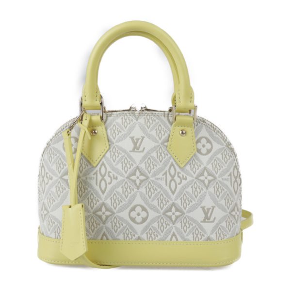 2323033007186 1 Louis Vuitton Alma BB Handbag Yellow Ecru Beige