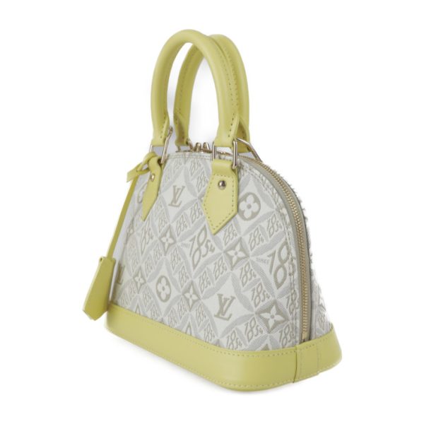 2323033007186 2 Louis Vuitton Alma BB Handbag Yellow Ecru Beige