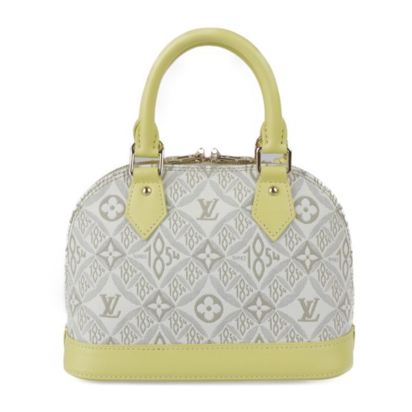 2323033007186 3 Louis Vuitton Alma BB Handbag Yellow Ecru Beige