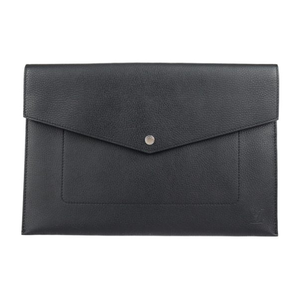 2324073007136 1 Louis Vuitton Pochette Envelope Clutch Bag Black