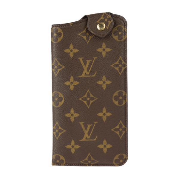 2325053007207 1 Louis Vuitton Etuit Lunette MM Glasses Case Brown