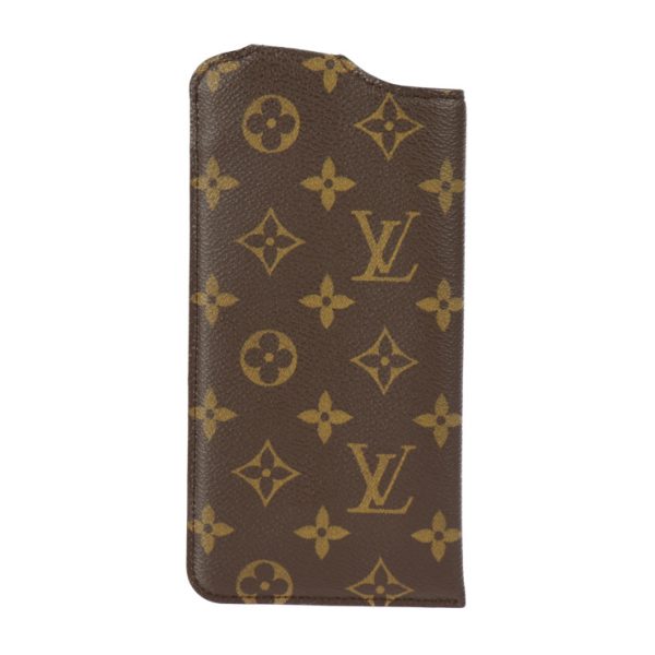 2325053007207 3 Louis Vuitton Etuit Lunette MM Glasses Case Brown