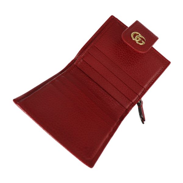 2325053007215 8 Gucci GG Marmont Bifold Wallet Leather Red