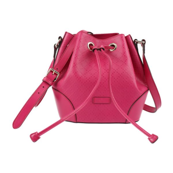 2325093008157 1 Gucci Bright Diamante Shoulder Pink Bucket Bag