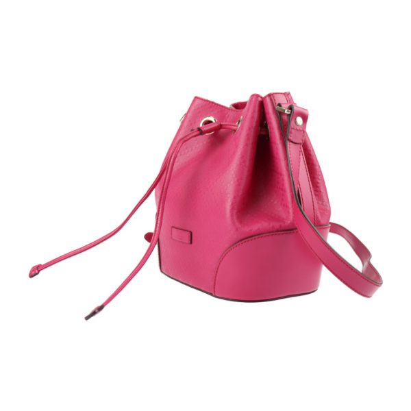 2325093008157 2 Gucci Bright Diamante Shoulder Pink Bucket Bag