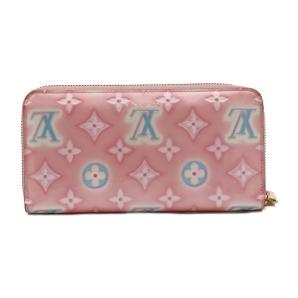 2326063008099 3 Louis Vuitton Long Wallet Vernis Light Pink Neon