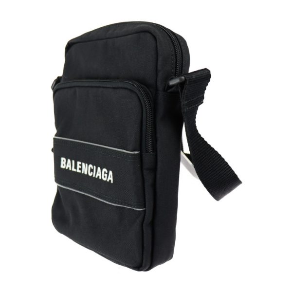 2326103007206 2 Balenciaga Sports Nylon Messenger Bag Black