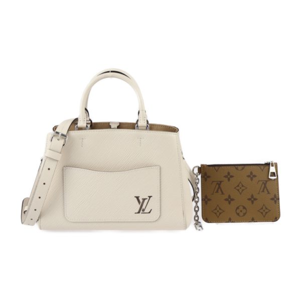 2326103010177 1 Louis Vuitton Marel Tote BB Handbag Quartz White