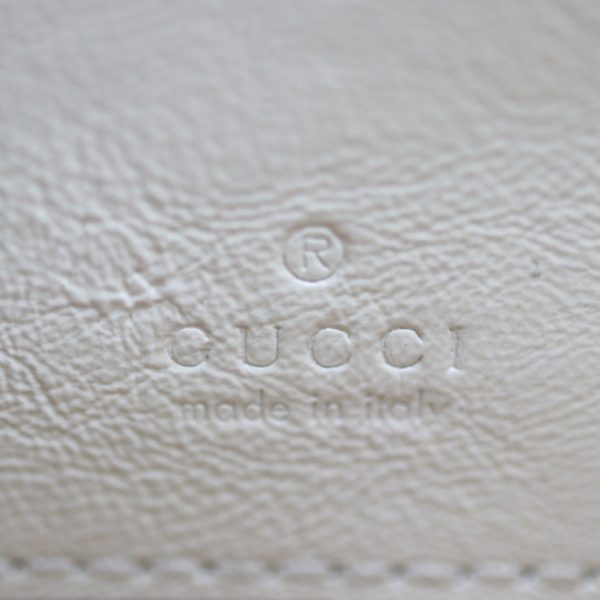 2326103010185 10 Gucci Rajah Chain Shoulder Sherry Line Ivory