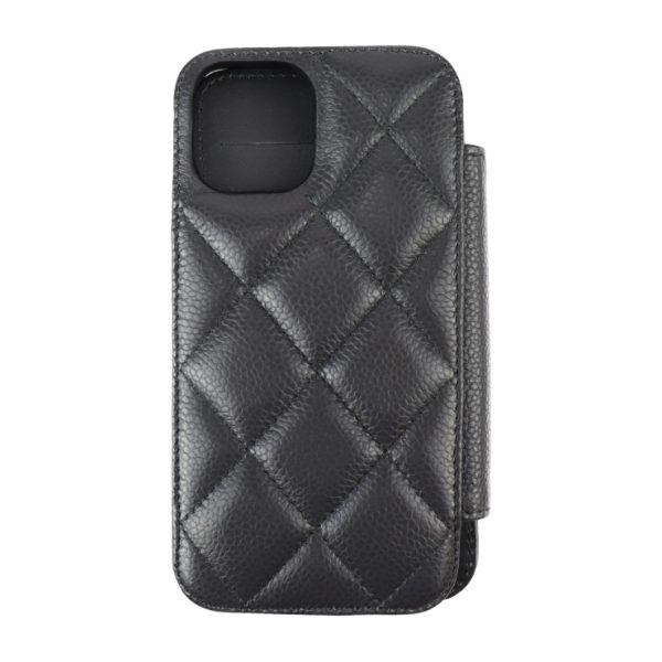 2326103010194 2 Chanel Iphone Mobile Cover Case Caviar Skin Gray