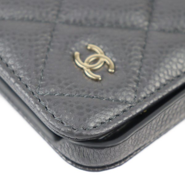 2326103010194 6 Chanel Iphone Mobile Cover Case Caviar Skin Gray