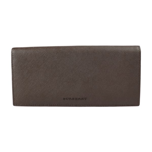 2327013001131 1 Burberry Leather Bifold Wallet Brown