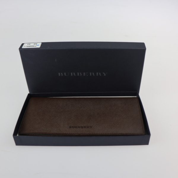 2327013001131 9 Burberry Leather Bifold Wallet Brown