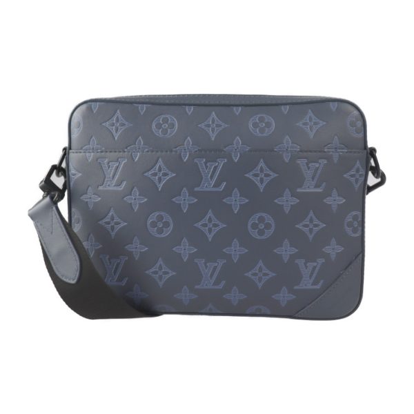 2327033007229 1 Louis Vuitton Duo Shoulder Bag Shadow Navy Black