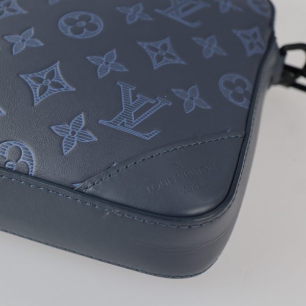 2327033007229 5 Louis Vuitton Duo Shoulder Bag Shadow Navy Black