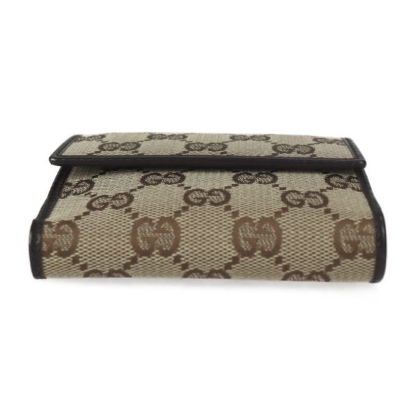 2327033007240 4 Gucci Horsebit Bifold Wallet GG Canvas Beige Brown