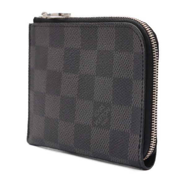 2327043010142 2 Louis Vuitton Portomone NM Coin Case Black Gray