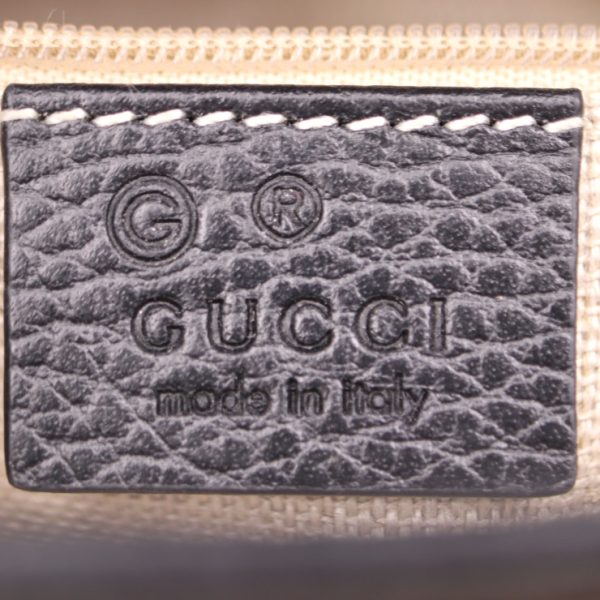 2327073007159 8 Gucci Interlocking G Shoulder Bag Black Chain