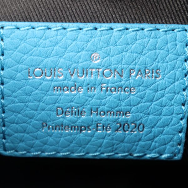 2327073010145 9 Louis Vuitton Messenger Shoulder Bag Blue Black