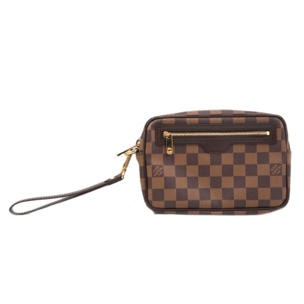 23276 1 Louis Vuitton Pochette Bier Damier Wallet Brown