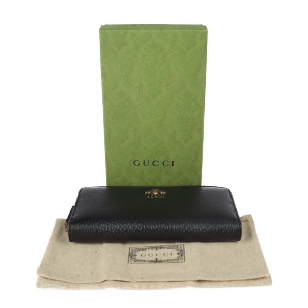 2328053008223 9 Gucci Animalier Long Wallet Leather Black