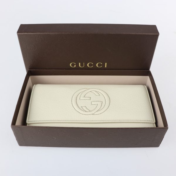 2329013008137 10 Gucci Interlocking G Bifold Wallet Leather Ivory