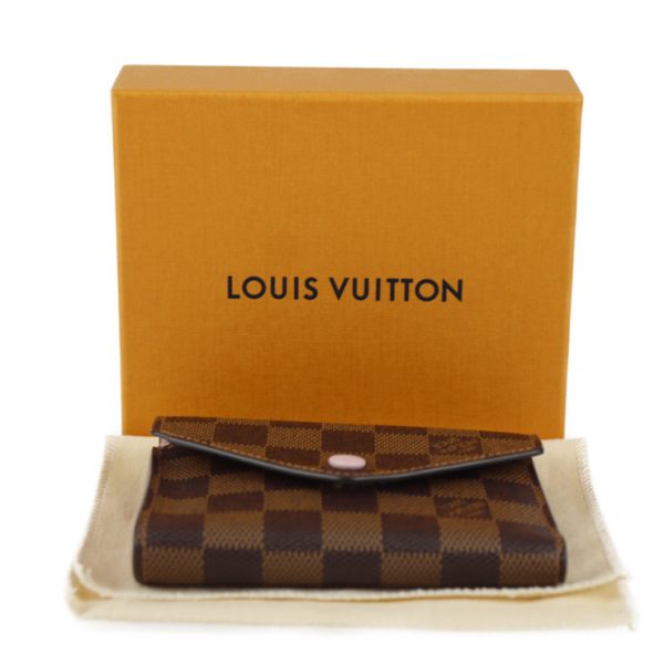 2329063007133 9 Louis Vuitton Wallet Ebene Brown Rose Ballerine