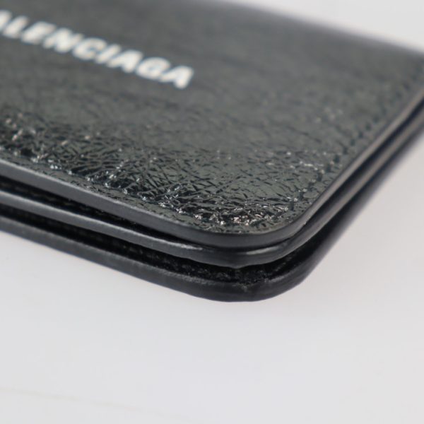 2330033007263 5 Balenciaga Everyday Leather Card Case Gunmetal Black