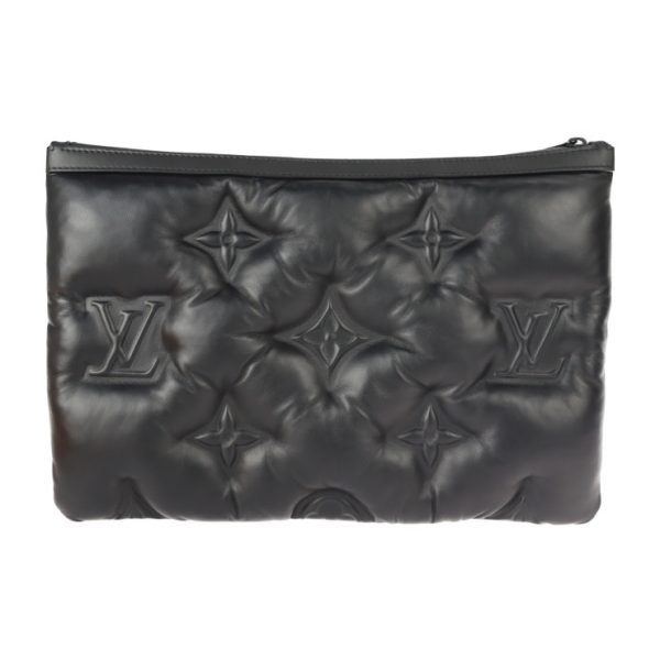 2330043008155 3 Louis Vuitton Pochette A4 Bag Black