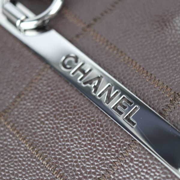 2330043008169 8 Chanel Chocolate Bar Tote Bag Caviar Dark Brown