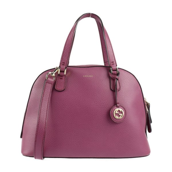 2330073008169 1 Gucci Lady Dollar Handbag Leather GG Purple