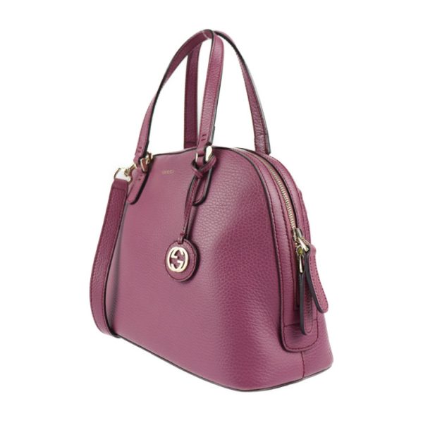 2330073008169 2 Gucci Lady Dollar Handbag Leather GG Purple