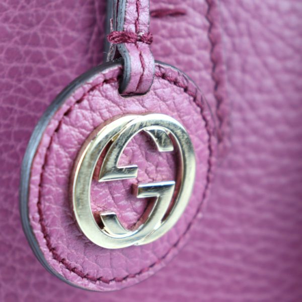 2330073008169 7 Gucci Lady Dollar Handbag Leather GG Purple