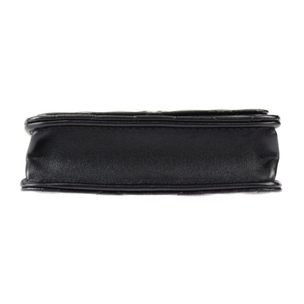 2330113007240 4 Chanel Matelasse Card Case Hook Coco Mark Black