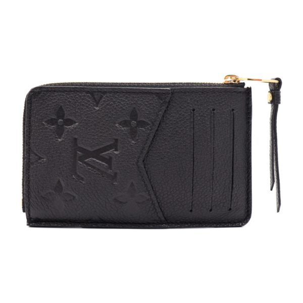 2331073007174 3 Louis Vuitton Porte Cult Recto Coin Case Black