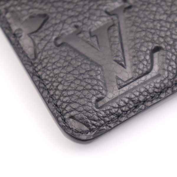 2331073007174 5 Louis Vuitton Porte Cult Recto Coin Case Black