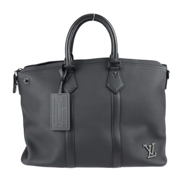 2331083007165 1 Louis Vuitton LV Aerogram Tote Bag Calf Black