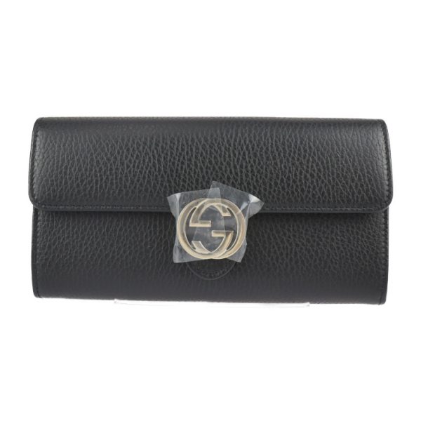 2331083007172 1 Gucci Interlocking G Bifold Wallet Black