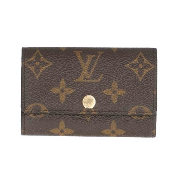 23351 1 Louis Vuitton Multicle Monogram Key Case Brown