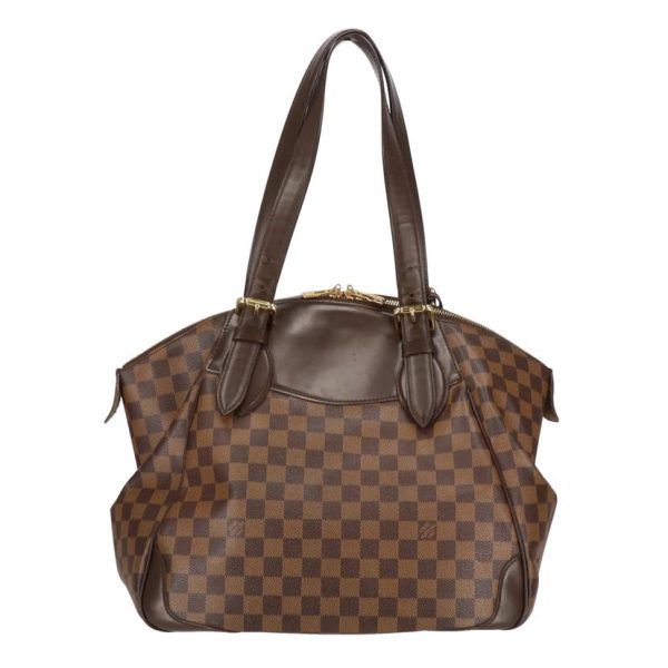 23360 2 Louis Vuitton Verona GM Damier Handbag Ebene Brown