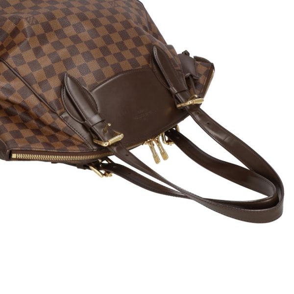 23360 4 Louis Vuitton Verona GM Damier Handbag Ebene Brown