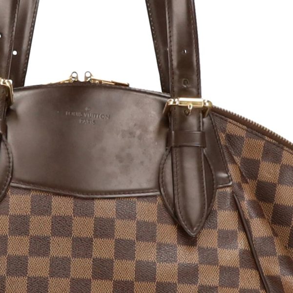 23360 7 Louis Vuitton Verona GM Damier Handbag Ebene Brown