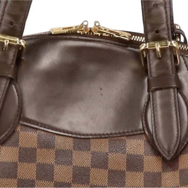 23360 8 Louis Vuitton Verona GM Damier Handbag Ebene Brown