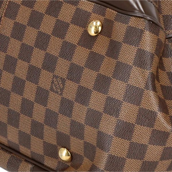 23360 9 Louis Vuitton Verona GM Damier Handbag Ebene Brown